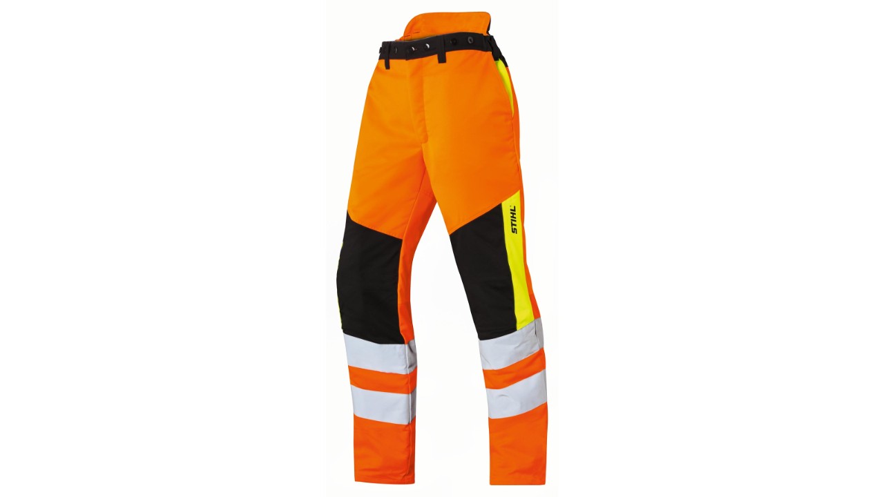 STIHL Trousers with reflectors for high visibility 